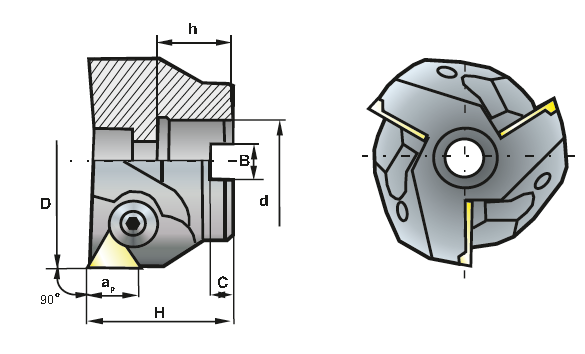 R618.11-080 nástrčná fréza